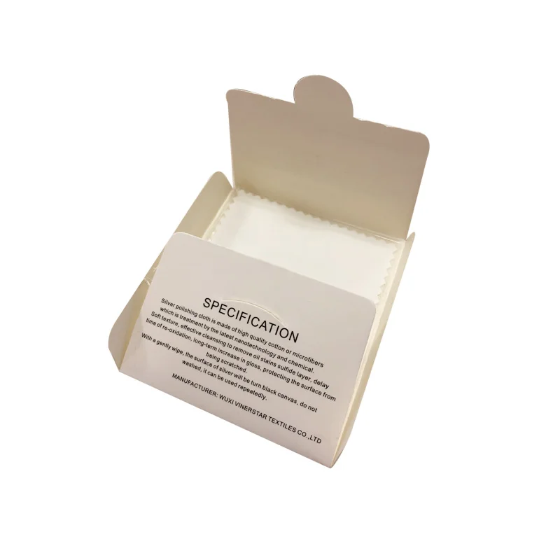 Оптовая продажа, бумажная ткань для полировки конвертов, маленькие полировочные тряпки, ткань из микрофибры для очистки ювелирных изделий