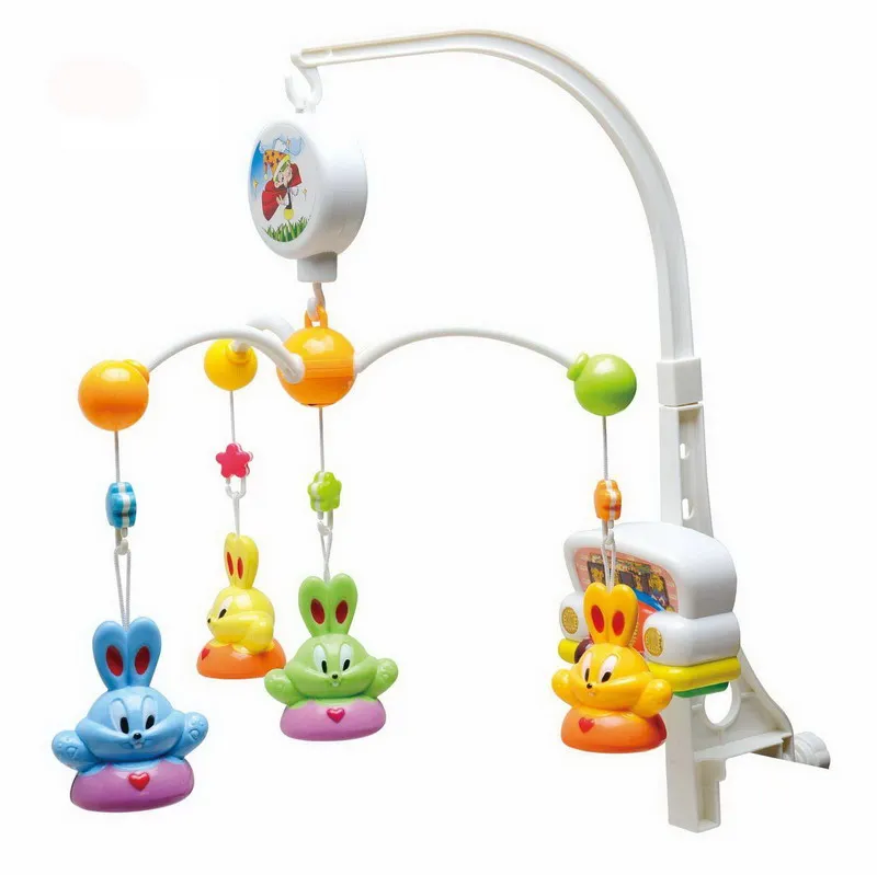 2020 г., фабрика Shantou, детский кроватный звонок с подсветкой и музыкальными игрушками, пластиковая детская игрушка