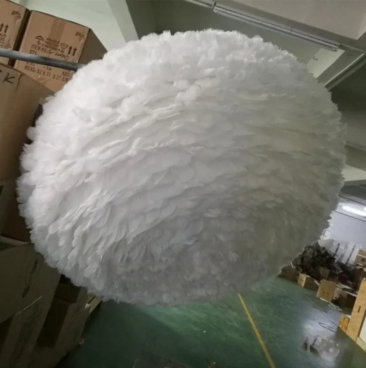 
feather lamp feather stand light light feather piece 