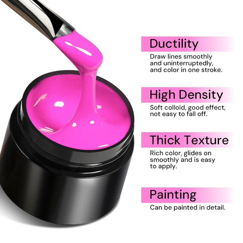 Оптовая продажа от бренда ISAY BEAUTY нетоксичный гель для рисования ногтей 12 видов цветов стойкий нейл-арта
