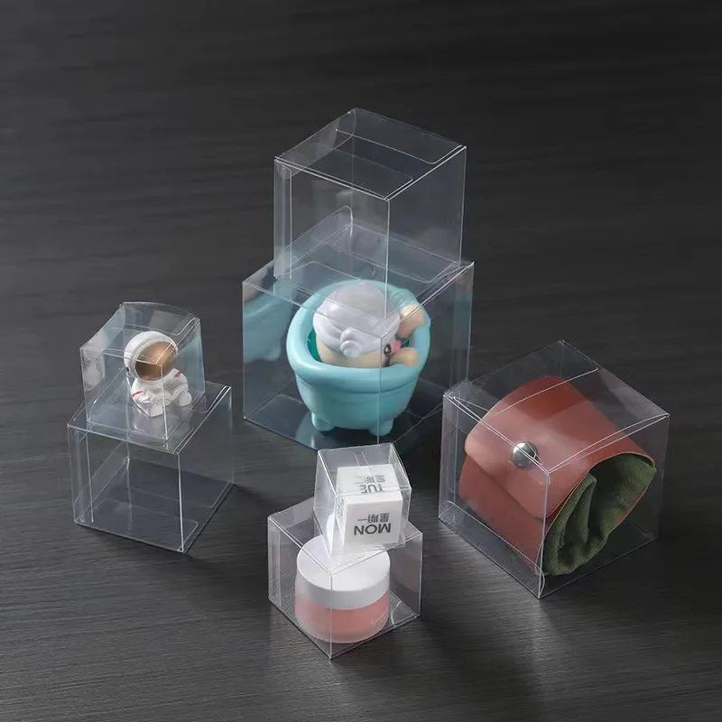 POPULAR SUPER CLEAR SMALL CLEAR PVC PET TOY  PACKAGING BOX CLEAR PLASTIC GIFT BOX DIRECT FACTORY
