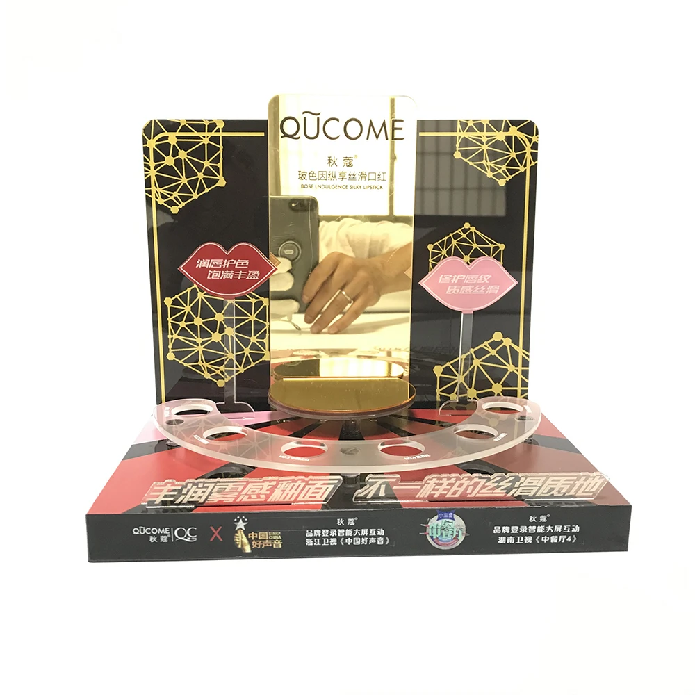 Customized Acrylic Makeup Cosmetic Display Stand