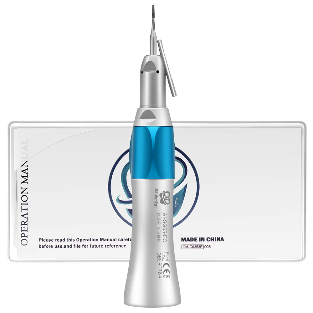 Surgical Products 1:1 Straight Handpiece Dental Low Speed Hand Piece with External Spray for Implant Motor SG65-EC