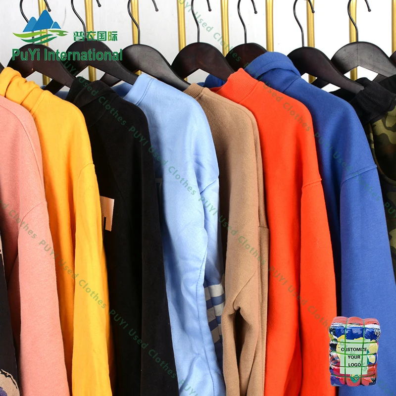 Wholesale hoodies sweatshirts clothes men second hand clothes free used clothes from uk