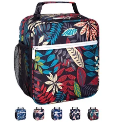 Custom color printed kids cooler lunch bag portable adjusted shoulder strap lunch bag insulated lunch bag for kids