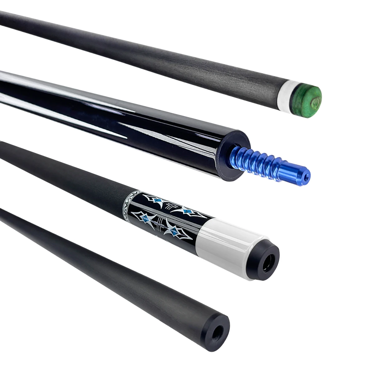 Durable High Quality Two Piece Cue Stick Carbon Fiber Snooker & Billiard Cues Professional Billiard Cues