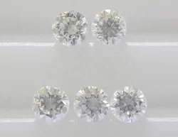 1.7mm G Color VS Clarity Natural Loose Diamond Brilliant Cut Round Excellent Fire Clean White Stones
