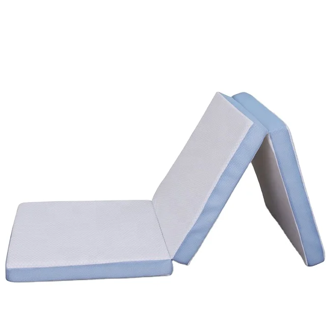 Wholesale Non-Toxic 3 Folding Living Room Mattress Durable Memory Foam Travel Bed Topper Mattress