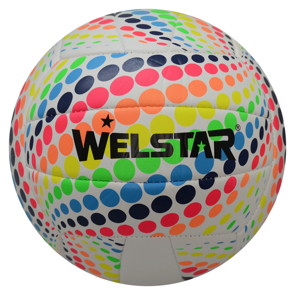 Leather Machine Volleyball Ball New Design Soft PVC Sewn Official Size 5 Colorful Children Tennis Girl Size 15 Rebolber 3 57