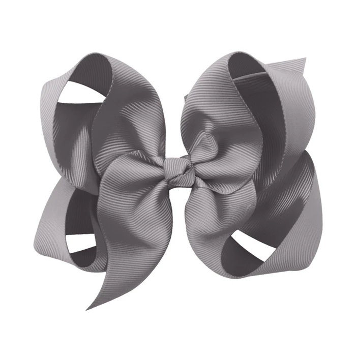 Toddlers Accessories Teens Cheerleader 6 Inches Huge Bows Alligator Clips Baby Girls Big Hair Bow