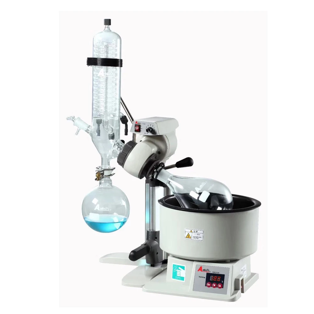 Китайский роторный вакуумный испаритель 2l с водяной ванной для испарения соленой воды, готов к отправке