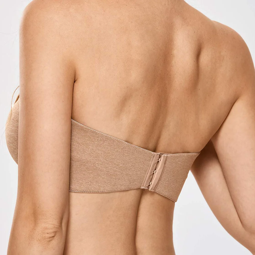 Минимайзер на косточках поддержка без бретелек большая грудь бюстгальтер женский без подкладки вечернее платье бюстгальтер