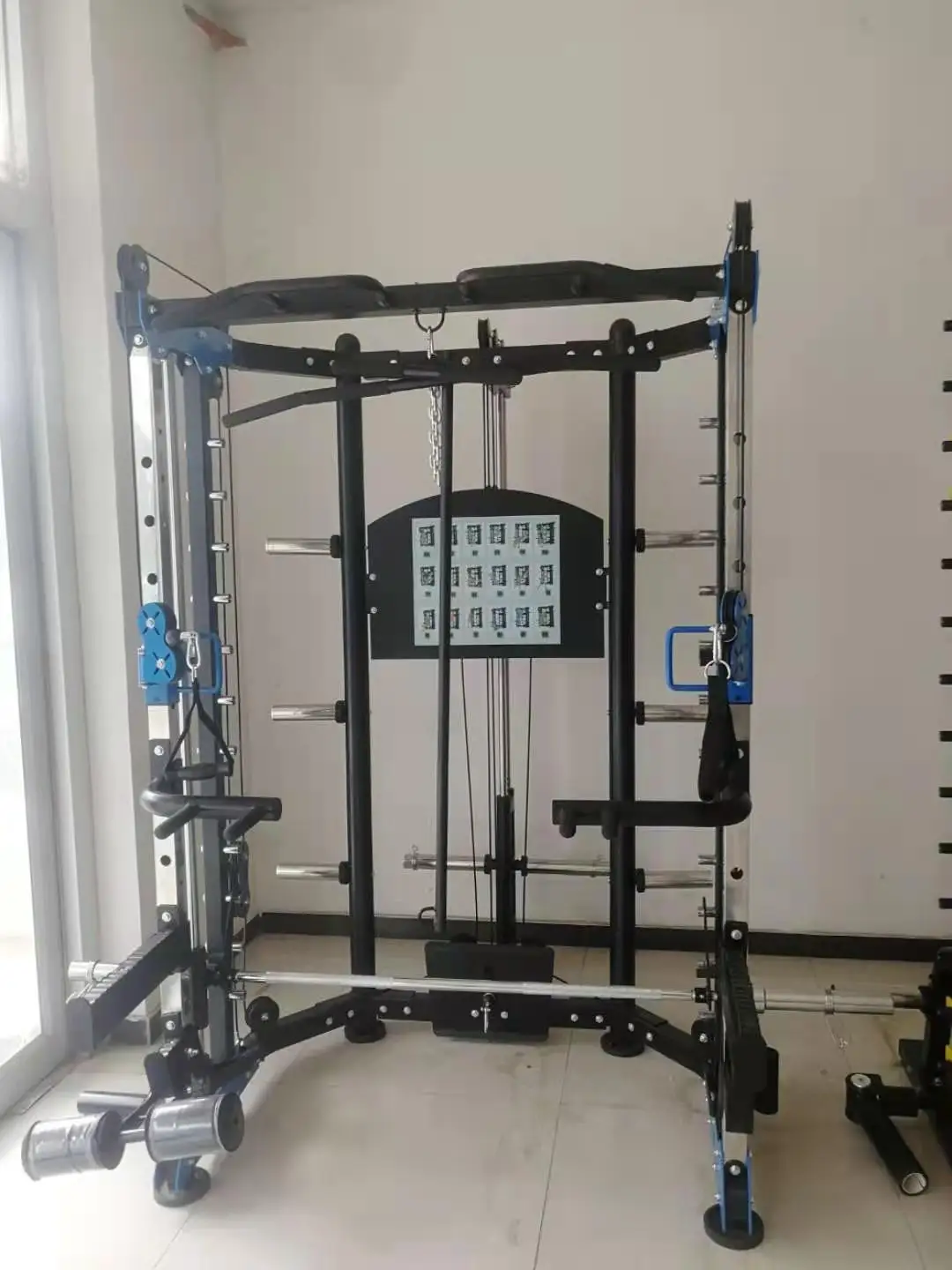 commercial squat power rack with cable crossover machine gym equipment fitness for jungle rack power multifuncional