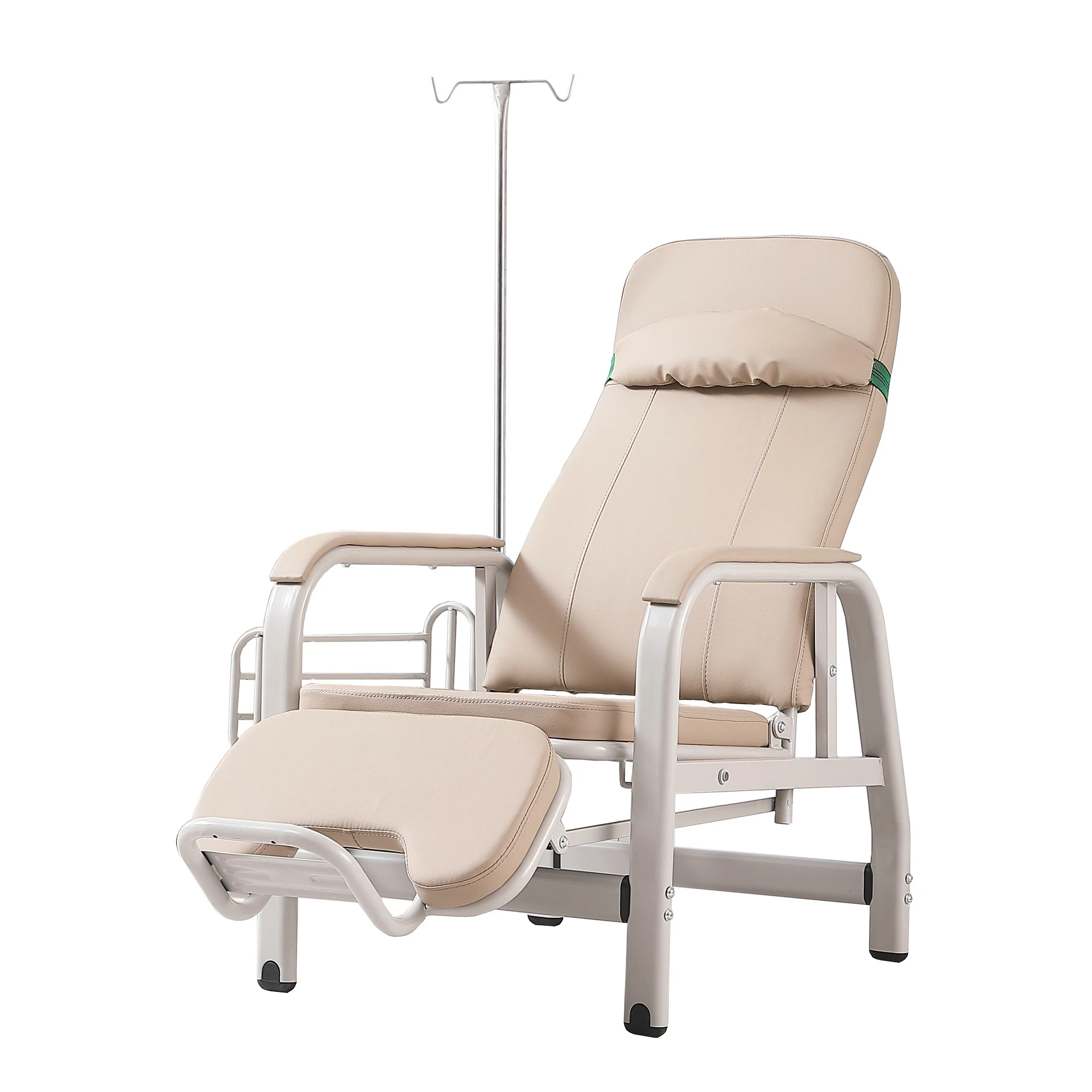 Customizable Medical Furniture Soft Cushion Adjustable Position Patient Reclining IV Stand Blood Transfusion Infusion Chair