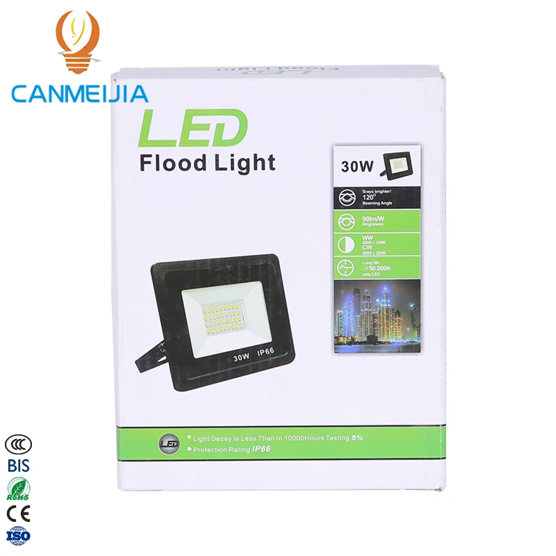  Ультра тонкая фабричная оптовая цена на открытом воздухе IP66 smd 3000lm 30 Вт прожекторное светодиодное освещение/светодиодное освещение светодиодный