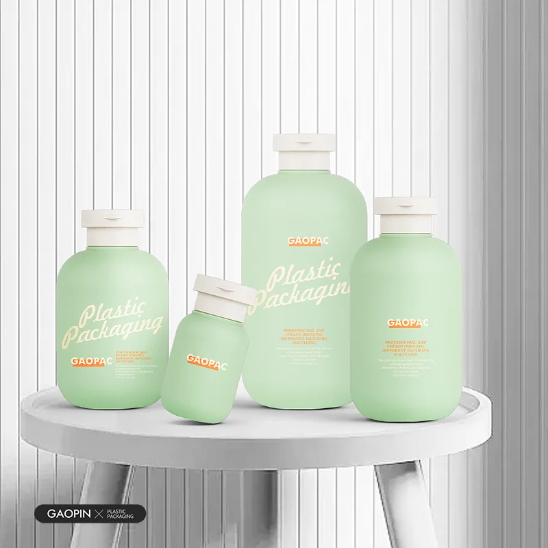 100/200/250/500ml Hdpe shampoo and conditioner bottle cream body lotion squeeze Bottle With Flip Top Cap