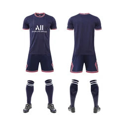 New Season 21/22 UEFA Club Men And Kid Season Customized Football & Soccer Kits Wear Jersey Set