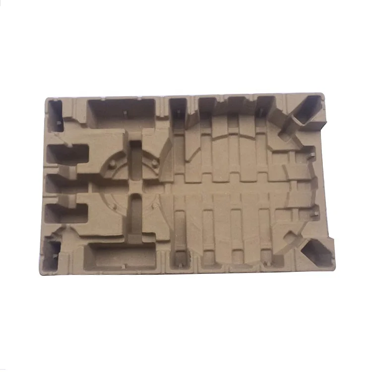 Disposable Cardboard Paper Tray Packaging Recycled Pulp Insert