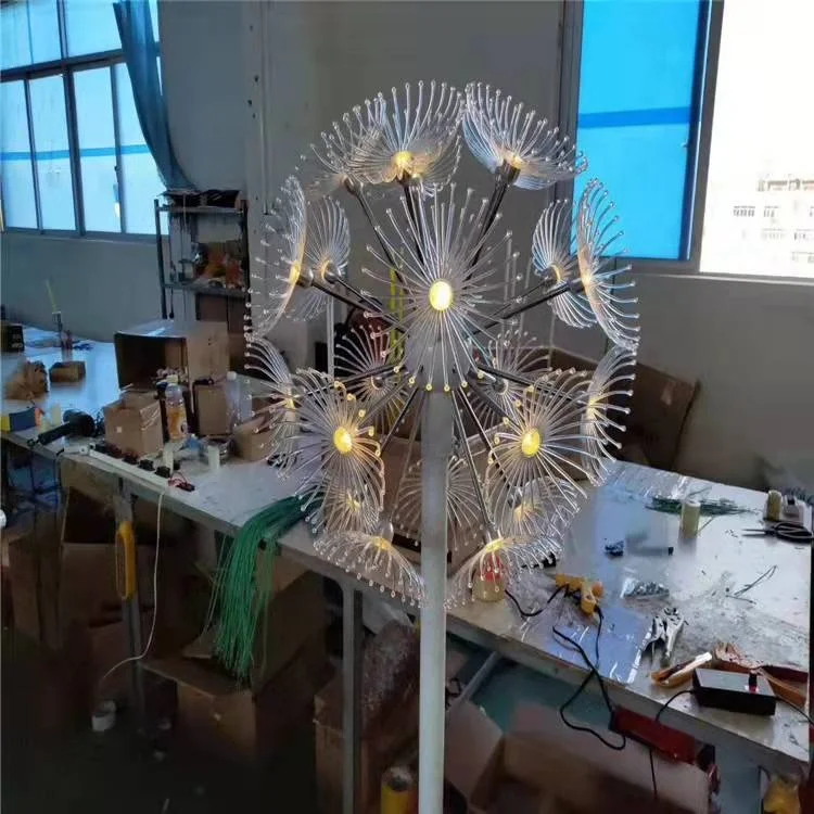 outdoor 2022 led strip light xmas tree 5050 glass outdoor garden decorative lights solar ball dandelion lawn light