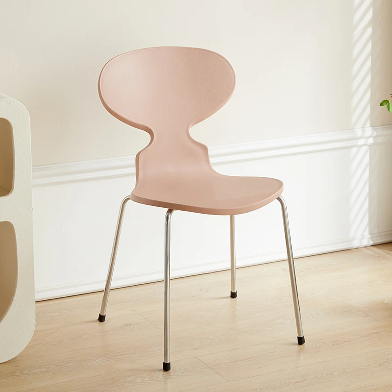 Nordic ins designer ant dining chair home modern minimalist coffee shop leisure stool negotiation plastic back chair