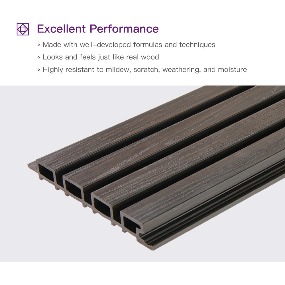 Coowin waterproof exterior interior oem china wholesale wood composite wall cladding