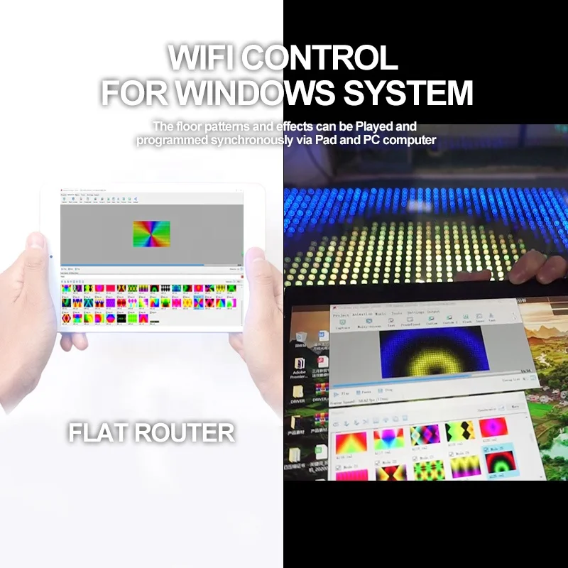  Хит продаж декорация для мероприятий WIFI контроль бесконечное зеркало 3D LED