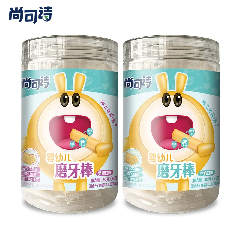 
Factory direct sales teething stick biscuit for baby 