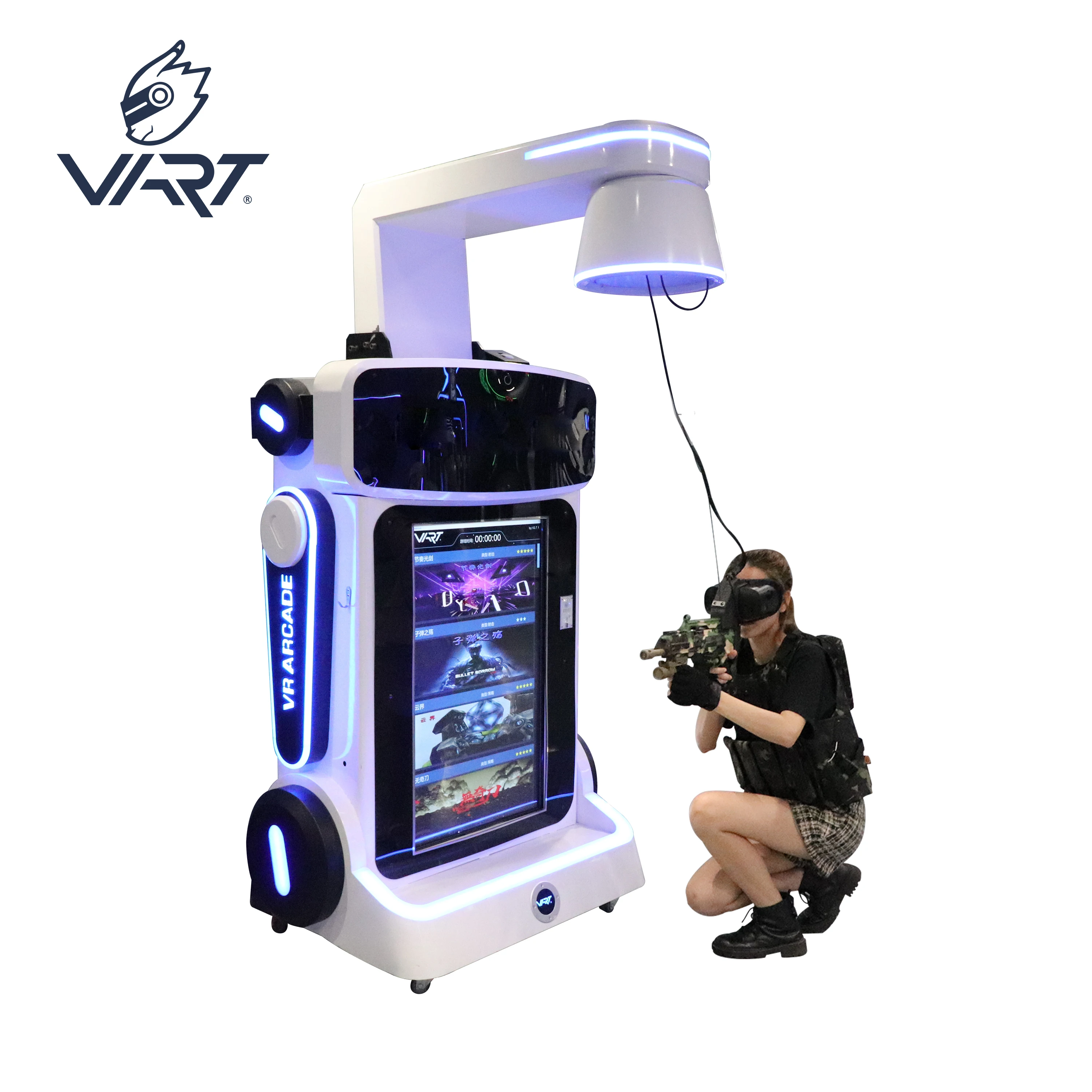 VART Single Person VR Arcade Games Machines VR Shooting Simulator 9D 360 VR Simulator