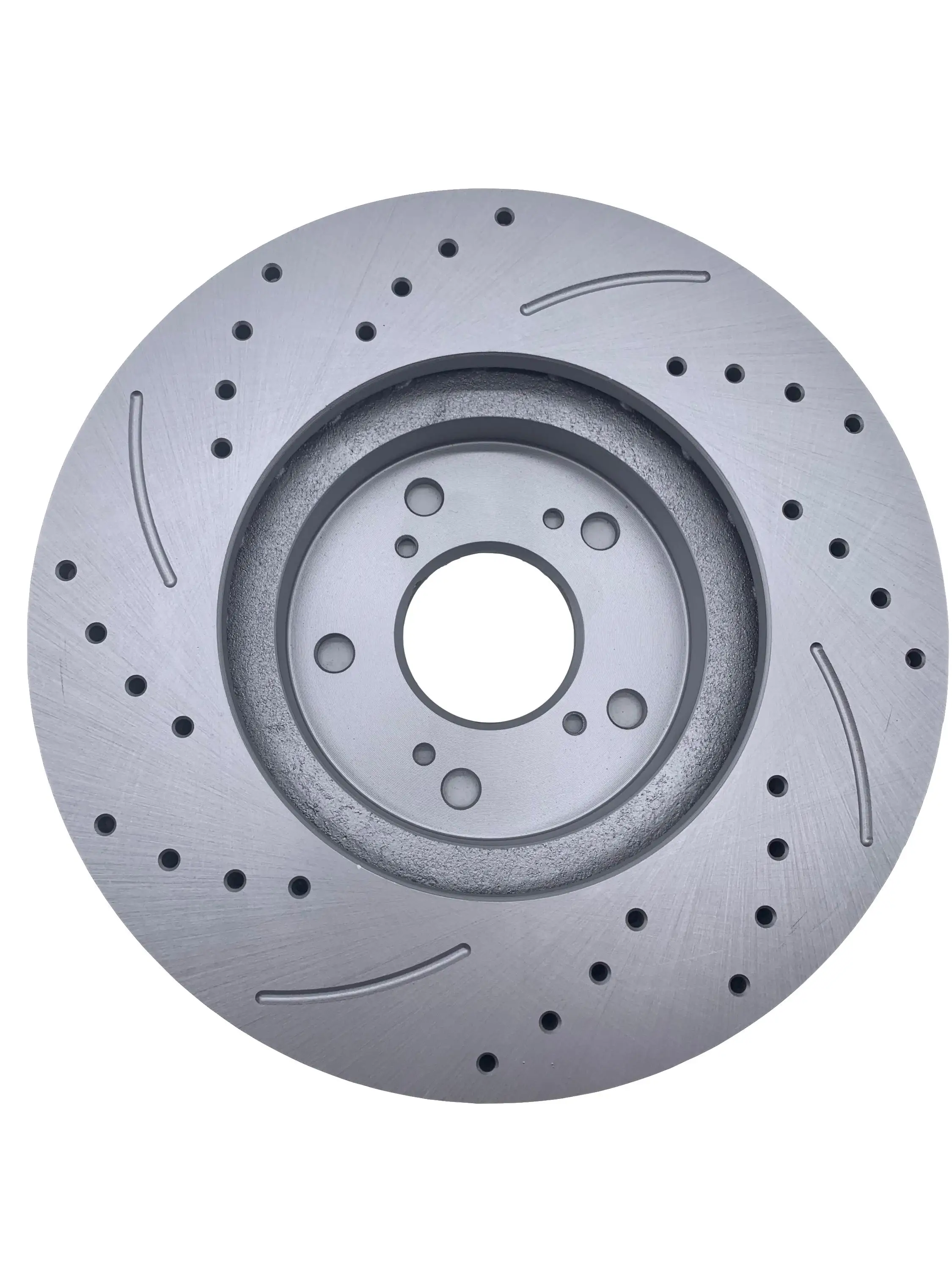 High Quality Carbon Ceramic Drilled Slotted Brake Disc Rotor for Honda Toyota
