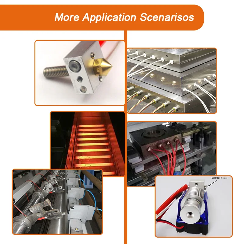 BRIGHT 6.5*220Mm Stainless Steel Sheath 30V 200W Cartridge Heater Manufacturer For Packaging Industry