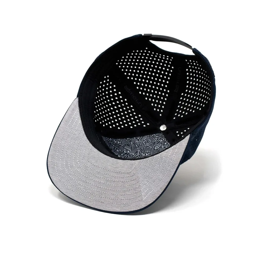 Custom Logo 5/6/7 Panel Flat Bill Hip Hop Luxury Snapback Caps Waterproof Laser Cut Hole Perforated Hat