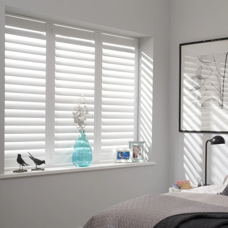 Good Price Pvc Louvered Doors Interior Pvc Bifold Plantation Shutters Hollow Louver Shutter Window