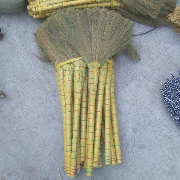 Soft Miscanthus Broom Household Hand Made Angle Brooms Natural Environmental Protection Hand Brooms