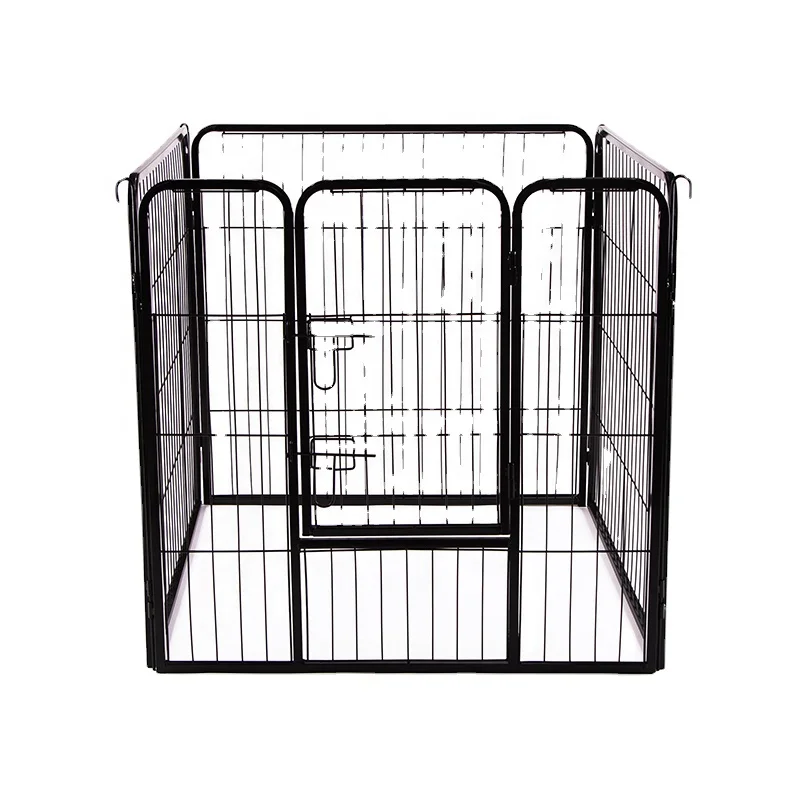 Large heavy  duty 8 panel  black tall dog playpens for large dogs
