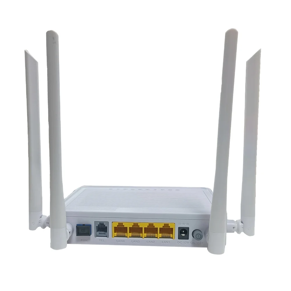 4 порта XPON ONU FTTH GE 1 порт двухдиапазонный WIFI 2 4G 5G Волоконно-оптический модем