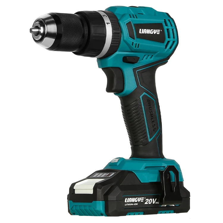 All Metal Chuck 20V Power Hammer Drills DC Durable High-powered 13mm Cordless Impact Drill