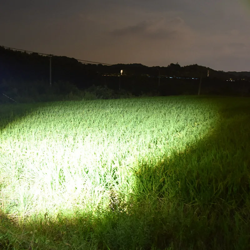 Amazon Outdoor Lighting Highlight Led Power Torch Portable USB Rechargeable Aluminum Alloy Small Flashlight with Power Bank