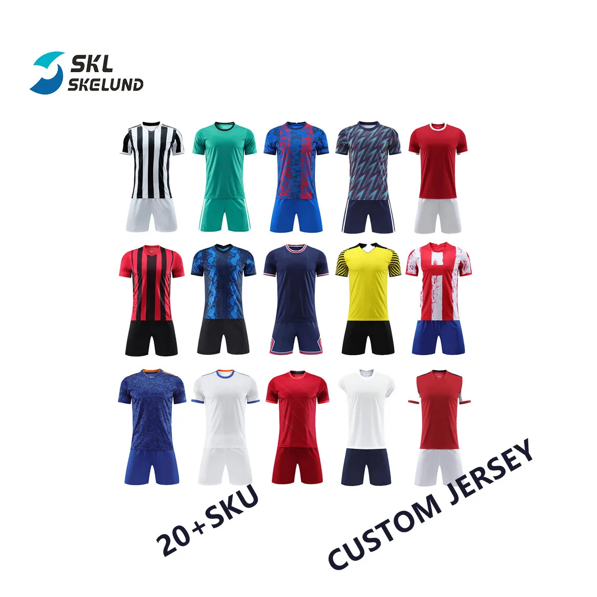 Custom Soccer Jersey Set High Quality Sublimation Player Version Soccer Jersey Reversible  Custom Soccer Jersey