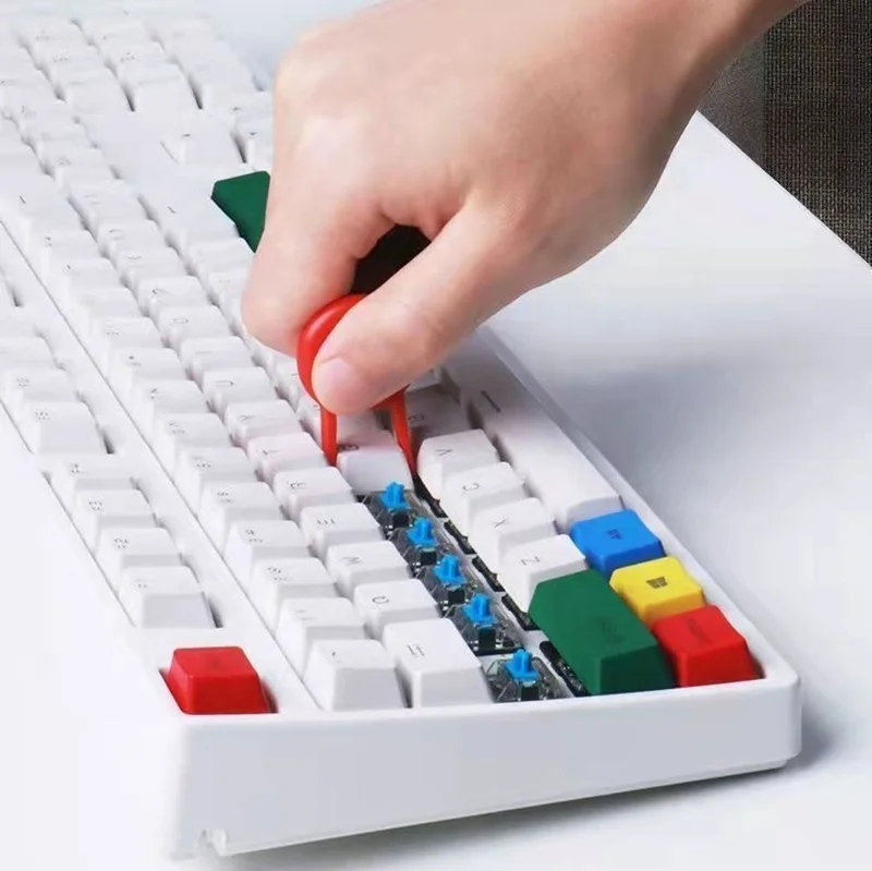 Multifunction set keycap puller PC computer brush bluetooth earbuds cleaning pen 5 in 1 keyboard earphone cleaner