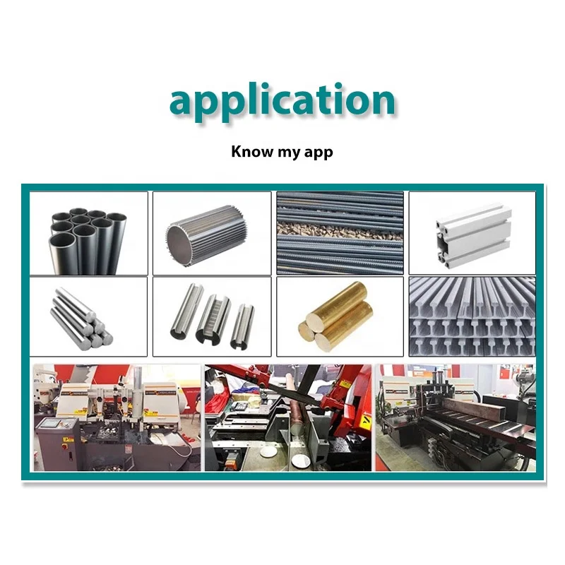 Automatic iron cutting horizontal band saw machine with good quality and price