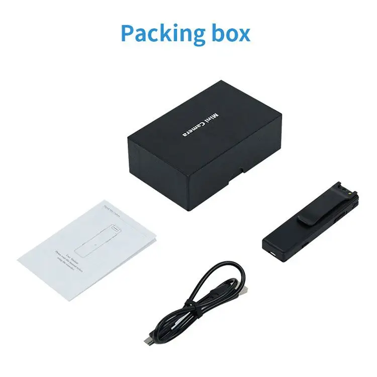 Security Guard Body Worn Camera HD 1080P Magetic Clip Wearable Body Worn Cameras