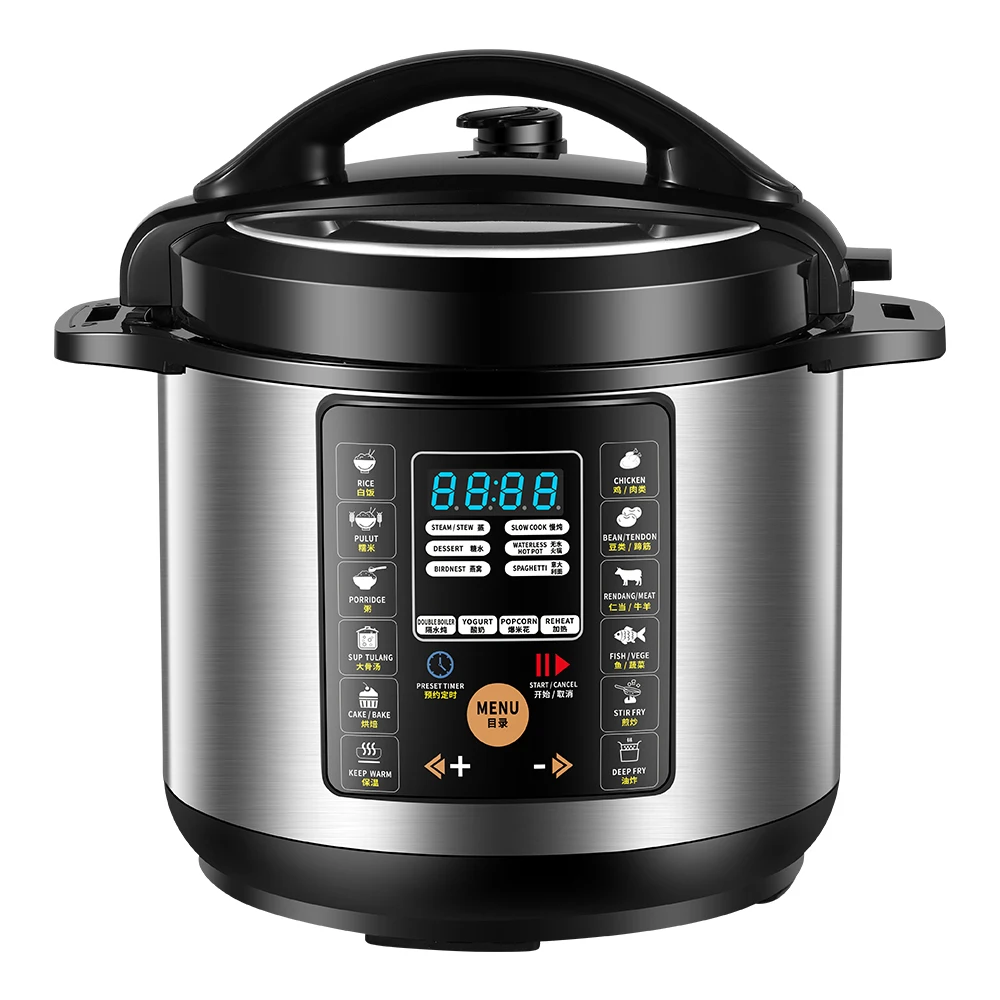Rice Cooker Anti-scald design Home Stainless Cooking Multi Cooker Electric Pressure Cooker