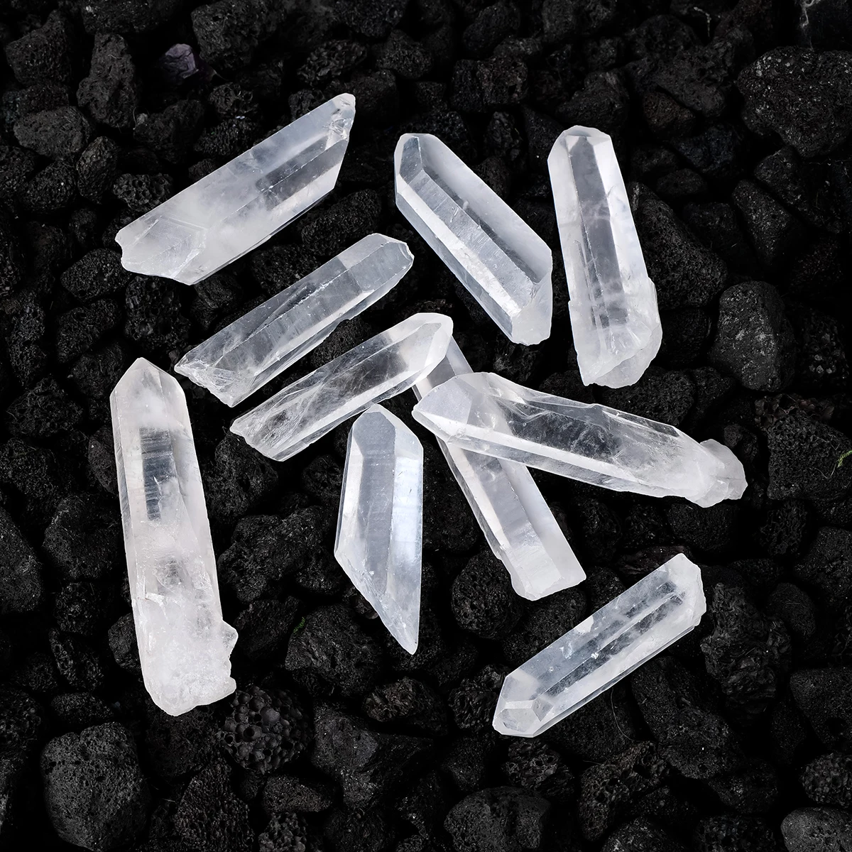Wholesale natural crystal irregular shape large size clear quartz single crystal for decoration