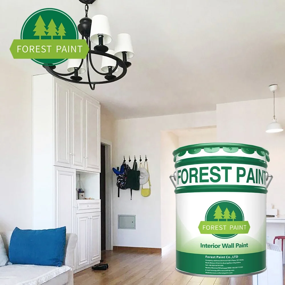 FOREST Special environmental emulsion beautiful decorative interior latex wall color house paint color chart for block building