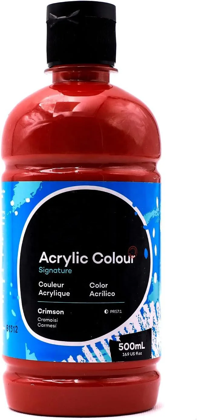 12 colors acrylic paints 500 ml (16.9oz) acrylic paints kit for canvas paints acrylic