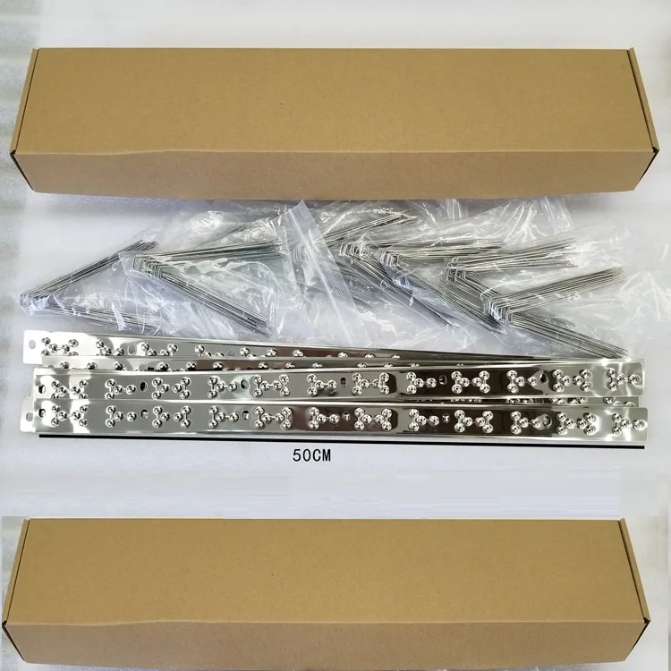 33cm Stainless Steel Base Bird Spikes Office Bird Deterrents and Pest Control Metal outside Pigeon Spikes for Hotels