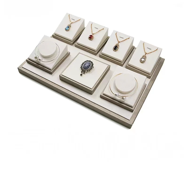 Hot Sale High Quality Jewelry Display Stand Holder Bracelet Necklace Ring Earring Holder Jewelry Display Stand Set