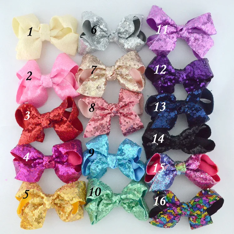 wholesale 12cm JOJO BOW cute children no clips cute hair decoration