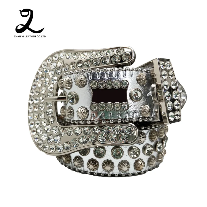 Western Bling Bling Fashion Kid Belts Custom Belts Crystal Buckle Cowboy and Cowgirl