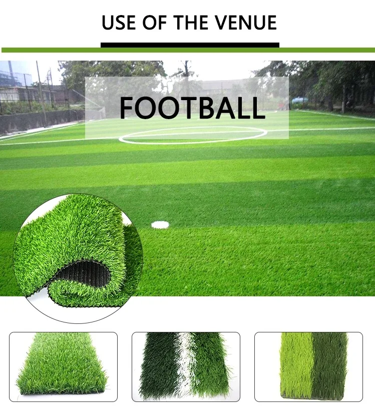 Artificial Outdoor Soccer Turf Green Lawn Carpet  Mini Football Field Grass Artificial Grass Soccer Field Turf
